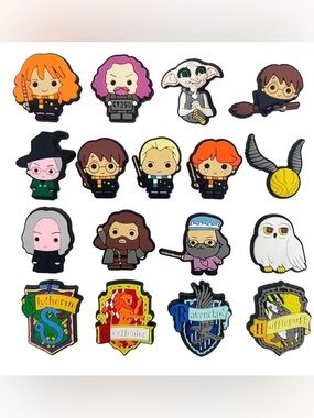Harry Potter Shoe Croc Charms Set of 17